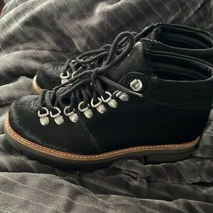 Really nice calf hair Clark boots